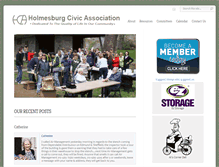 Tablet Screenshot of holmesburgcivic.com